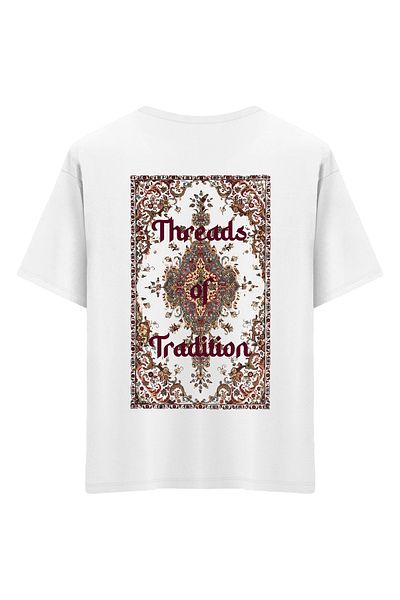 Mounte Bianca Унисекс тениска Threads - Oversize