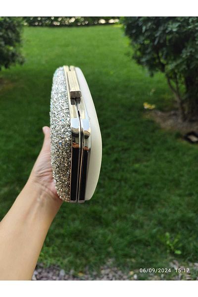 lowell bag Βραδινή τσάντα με λεπτομέρεια Lowell Stone