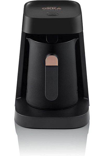 Arzum OK0017 Okka Jet Automatic Turkish Coffee Machine, 400 W, Black/Copper, 1 Year Warranty