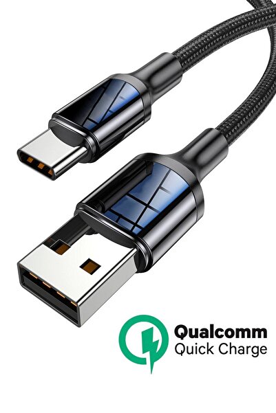 Beatitude Android Universal Telefon Uyumlu Type-c Hızlı Şarj Cihazı Kablosu Data Aktarım Şarz Kablo