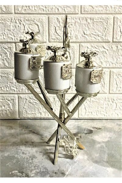 İmera Japanese Rose 6-Piece Luxury Zigzag Spice Set