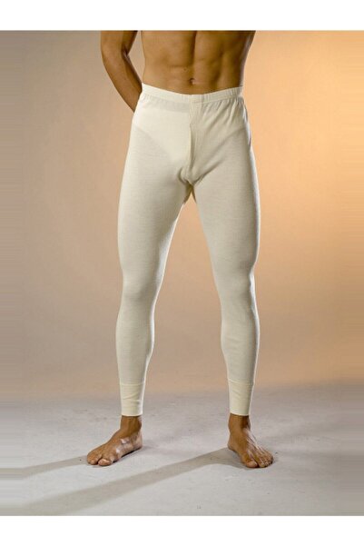 bejamonti chocolate baby kids Ανδρικό μακρύ εσώρουχο από καθαρό μαλλί σε κρεμ χρώμα