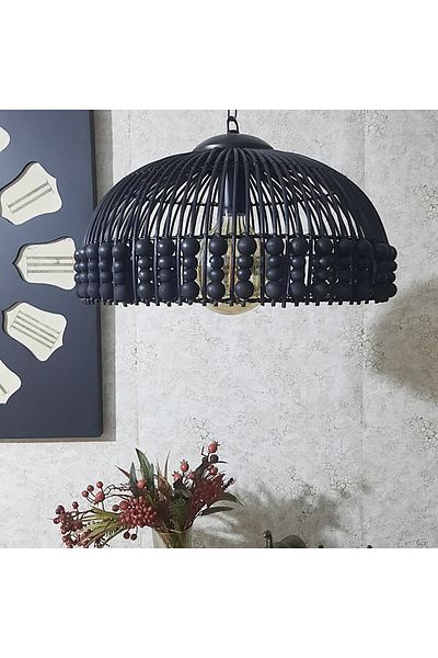 Belkıs Rattan Rattan, Bamboo, Wicker Pendant Chandelier