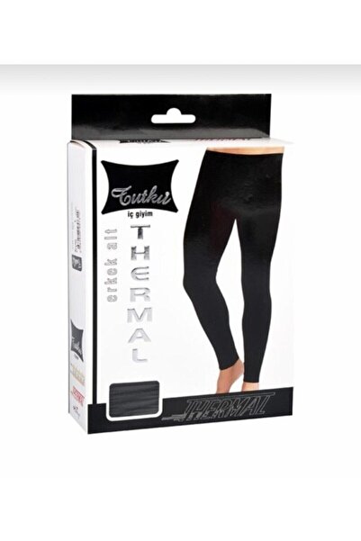 jilly jo Ανδρικό Μαύρο Θερμικό Καλσόν Εσώρουχο