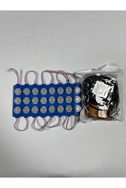 Genel Markalar 16 MODLU ÇAKAR MODÜLÜ 12 V 8 ADET LED 1 ADET KUMANDA MODÜLÜ