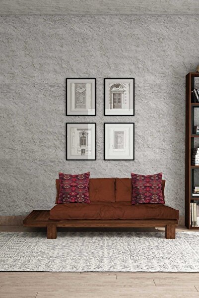 Woodesk Arin Masif Ceviz-kiremit Renk Sedir Cpt8381-200