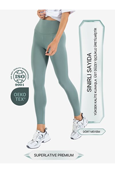 FABRANS Kadın Yüksek Bel Tayt Superlative Premium - Toparlayıcı Tayt & Şekil Verici Günlük & Spor Taytı