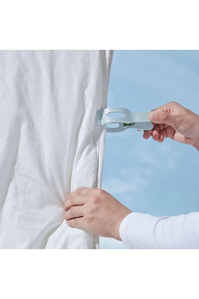 IKEA مزلاج لحاف عريض من Slibb مكون من قطعتين أزرق - أخضر