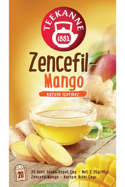 teekanne Zencefil Mango - Karışık Bitki Çayı 20'li