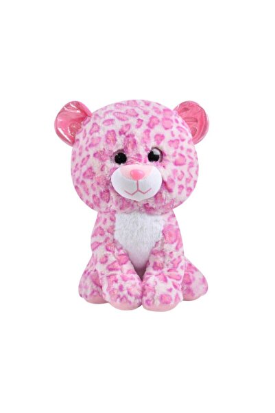 TOPROCKSTORE Plush Leopard Toy 17 cm Pink
