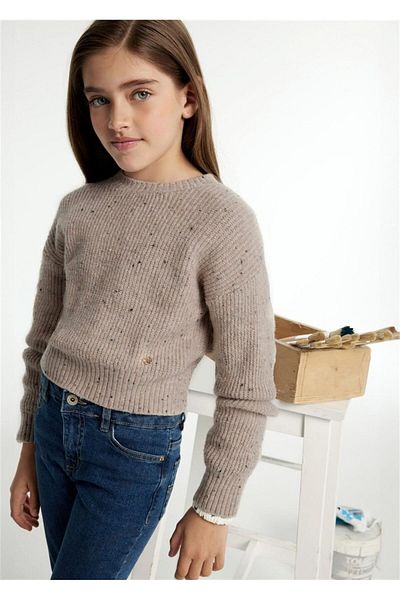 MAYORAL Pulover Bej pentru Fata - Model 7305