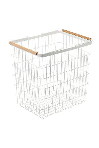 YAMAZAKİ Çamaşır Sepeti Büyük Beyaz