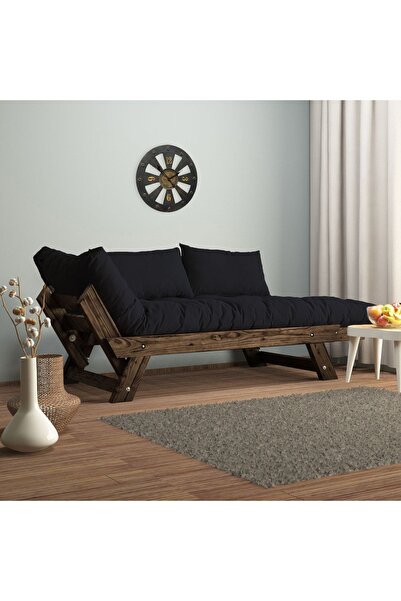 Woodesk Adalar Modern Ceviz-siyah Renk Ahşap Kanepe Cpt8117-210