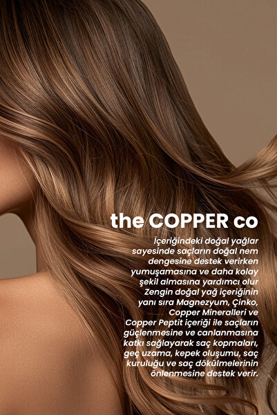 The Copper Co Hair Repair Butter Copper Peptit&minerali Içeren Arginine Zenginleştirilmiş Onarıcı Saç Kremi 300ml