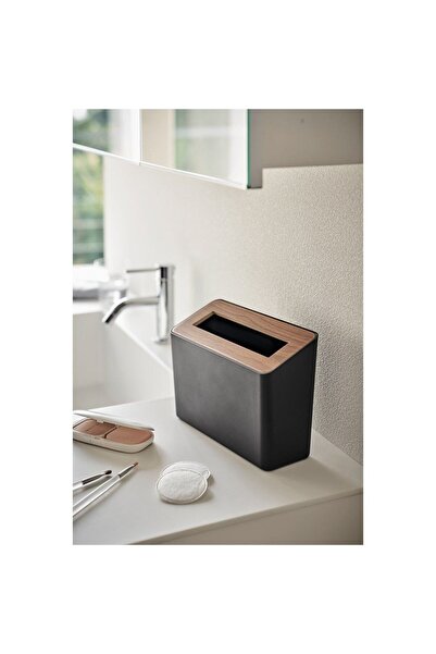 YAMAZAKİ Rin Tezgah Üstü Siyah Çöp Kovası