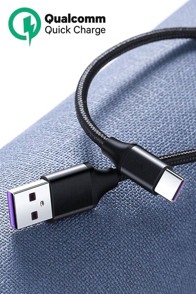 Beatitude Yeni Tip Typec Şarj Type-c Hızlı Şarj Aleti Kablosu Şarz Veri Aktarım Kablo