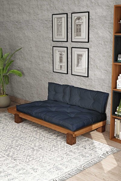 Woodesk Arin Masif Tik-lacivert Renk Sedir Cpt8378-200