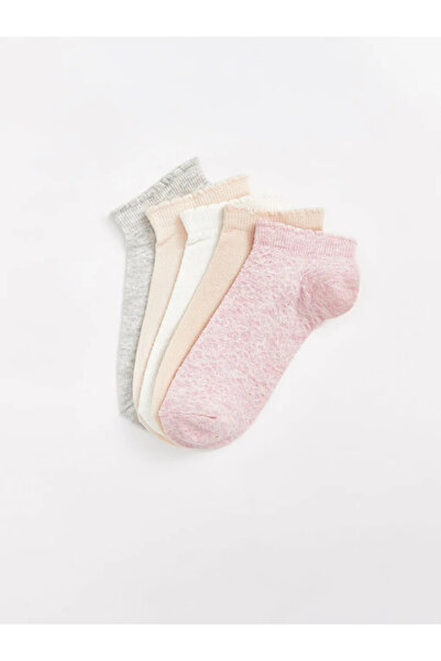 LC Waikiki LCW DREAM 5 paketa ružičastih melange čarapa za žene