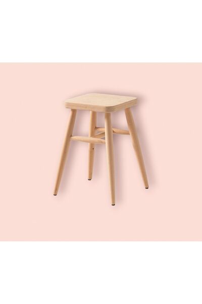 NİCE WORKS AHŞAP TABURE KARE