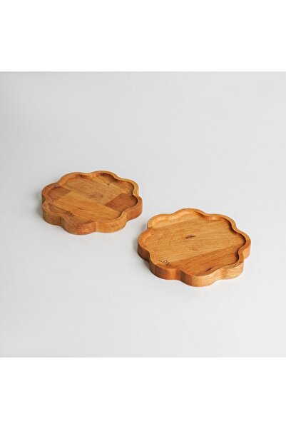 İES Tasarım Ahşap Servis Tabağı