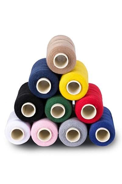 Oskar No. 120 Mixed Color Sewing Thread 10 Lu (650 Mt)