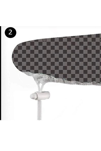 GERCELLA King Xxl (165X56 CM) Husă pentru masă de călcat gri (MASĂ DE CĂLCAȚI & ACCESORII, husă pentru masă de călcat)