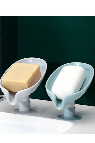 usin Με διακοσμητική βεντούζα - WC Μπάνιο Κουζίνα Πάγκος νιπτήρας Στερεό σαπούνι θήκη θήκης