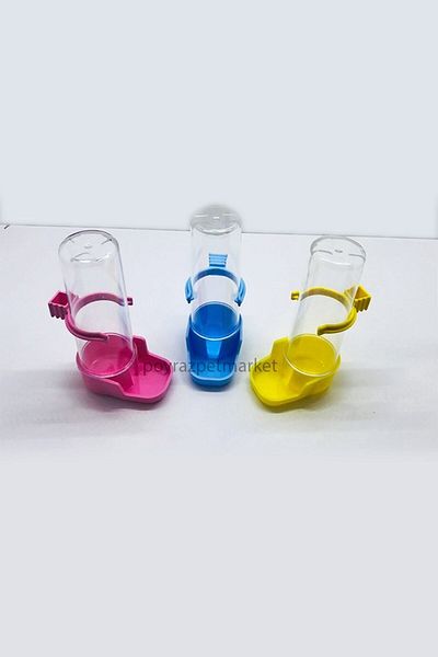PoyrazPet Budgie Drinker Colorful for All Cage Birds