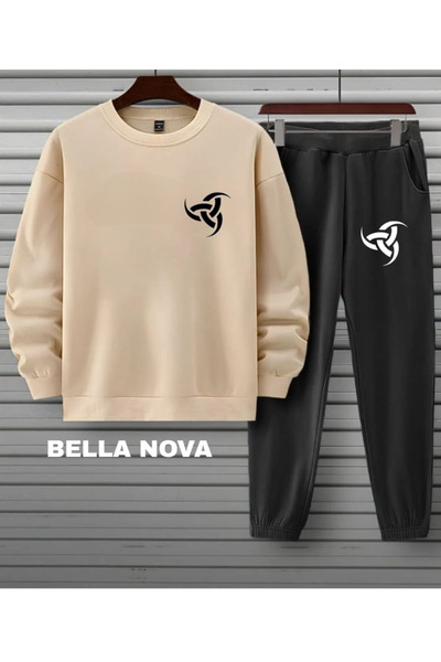 bellanova - Σετ φούτερ με κουκούλα με κουκούλα με 3 κλωστές