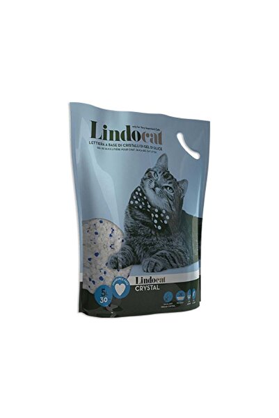Lindo Cat ليندوكات كريستال سيليكاجيل، 5 لتر - خالٍ من العطور
