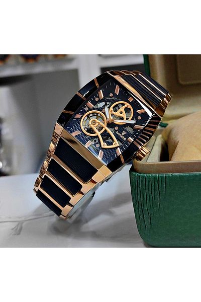 Raymond Men's Automatic Wrist Watch with Angle