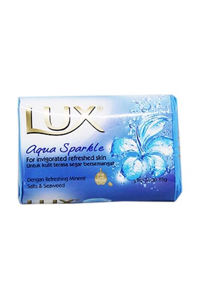LUX Soap Aqua Sparkle 85gr-6 Pack (blue