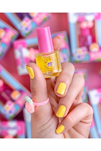 Martinelia Yummy Su Bazlı Sarı Renkli Parlatıcı Oje & Yüzük Seti