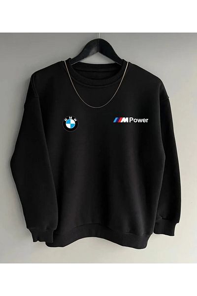 YOHO SPORT BMW Printed Original Unisex χειμερινό φούτερ μαύρο