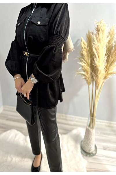 Butik Fermuar Detaylı Kap(STANDART BEDEN-DAR KALIP)