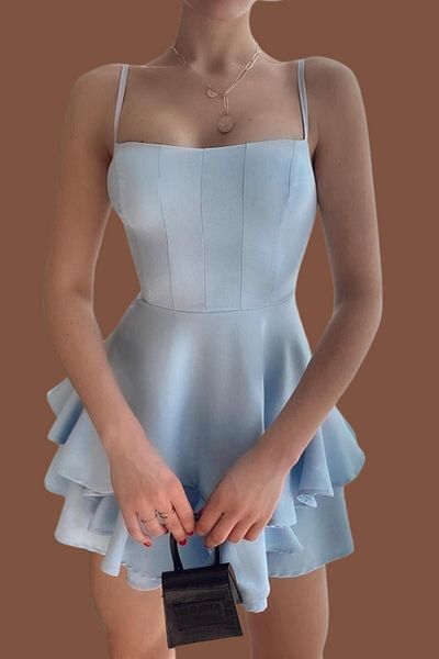 lovebox Mini rochie de bal cu volan - rochie de întoarcere