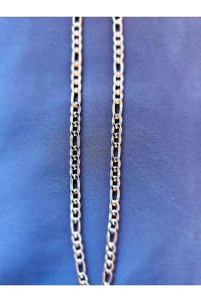 stainles steel Men's Steel Necklace - Figaro Model