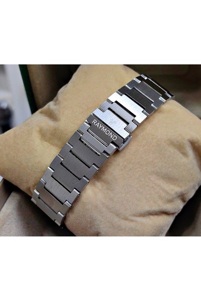Raymond Blue Steel Men's Wrist Watch