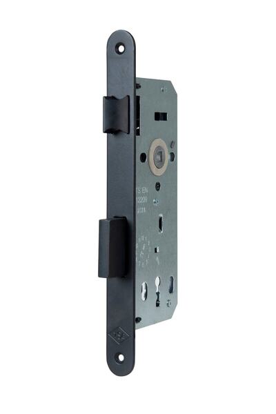 Dooraks Siyah Oda Kapı Kilidi 40 Mm / 40x23mm