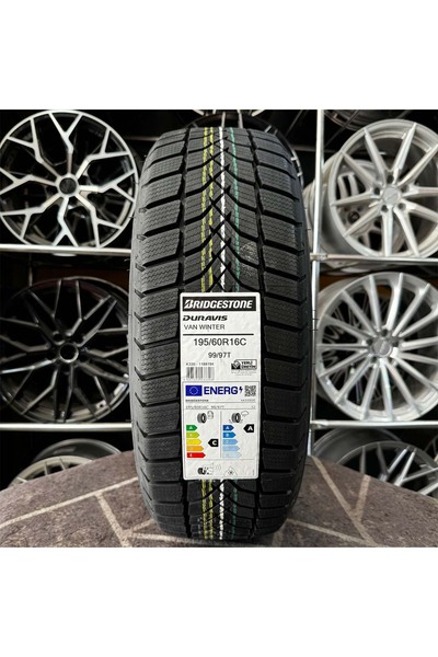 Bridgestone 195/60 R16 C 99/97T Bridgestone Duravis Van Winter Kışlık Lastik