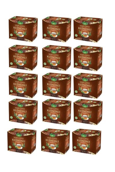 Mindivan 15 Green Tea Quinoa Mixed Herbal Tea 30 Filtered Sachets