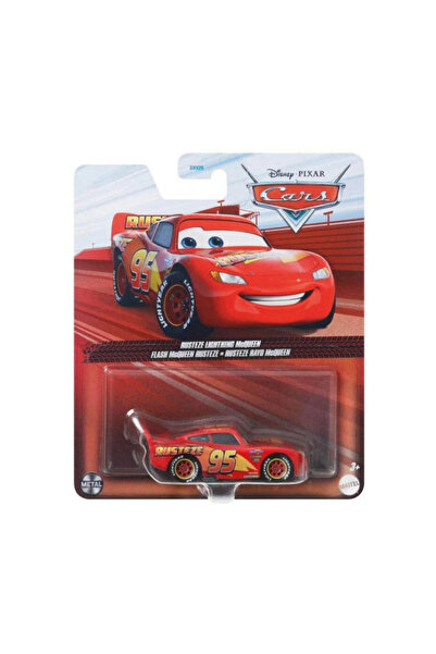 DİSNEY CARS Arabalar Filmi 1/55 Ölçek Tekli Karakter Araçlar FGD64 Rusteze Lightning McQueen