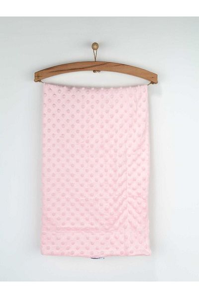 Miniworld Pink 80x100 Cm Chickpea Pattern Baby Blanket