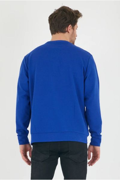 LEONE KOLEKSİYON Καλιφόρνια Printed - Saks Blue Oversize φούτερ