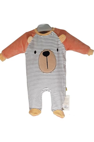 Bip Baby Luxury Soft Baby Boy Velvet Jumpsuit