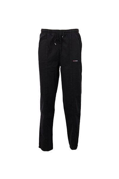 Ottoland Men's 100% Pure Cotton Fabric Trousers Straight Leg with Side Pockets and Tie Waist Full Fit