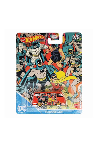 HOT WHEELS 1/64 Ölçek DC Temalı Premium Araçlar HCN96 '66 Dodge A100