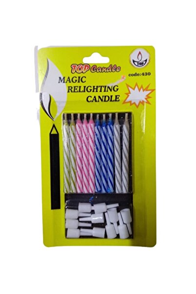 ÖZKÖŞEM Magıc Relıgh Candle Sönmeyen Mum 10'lu