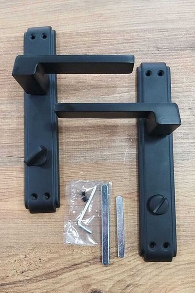 Sofuoğlu Anka/Anka Mirrored (Wc) Door Handle Matte Black (Left) - Left - Door Handle - 2 Years