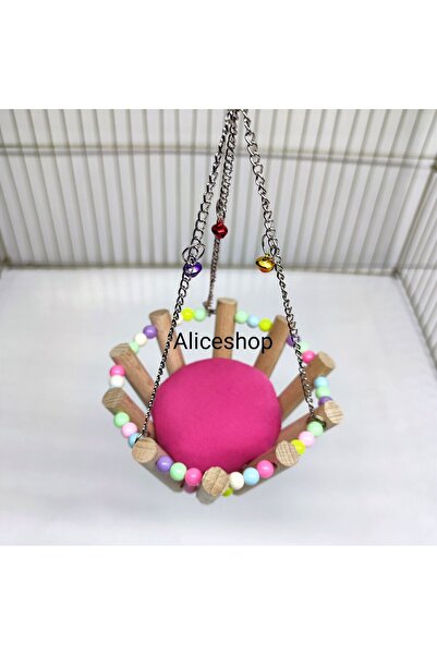 aliceshop Cushioned Bed for Budgie and Birds in Basket Shape